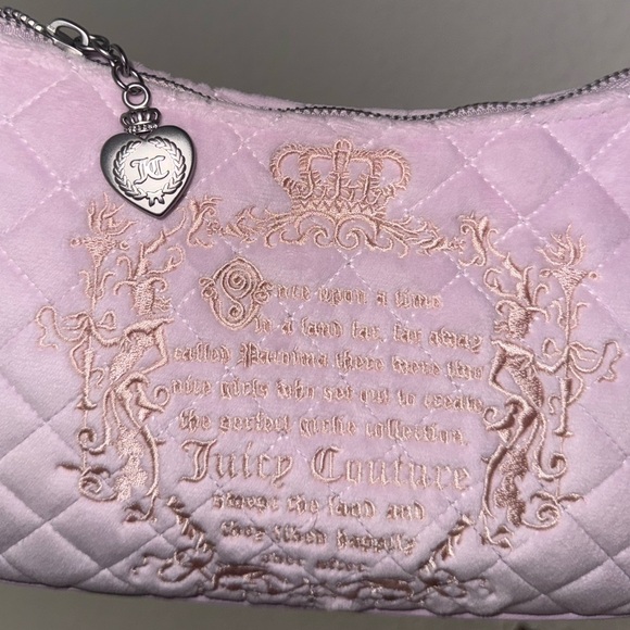 Juicy Couture Light Pink Quilted Shoulder Bag - Picture 3 of 5